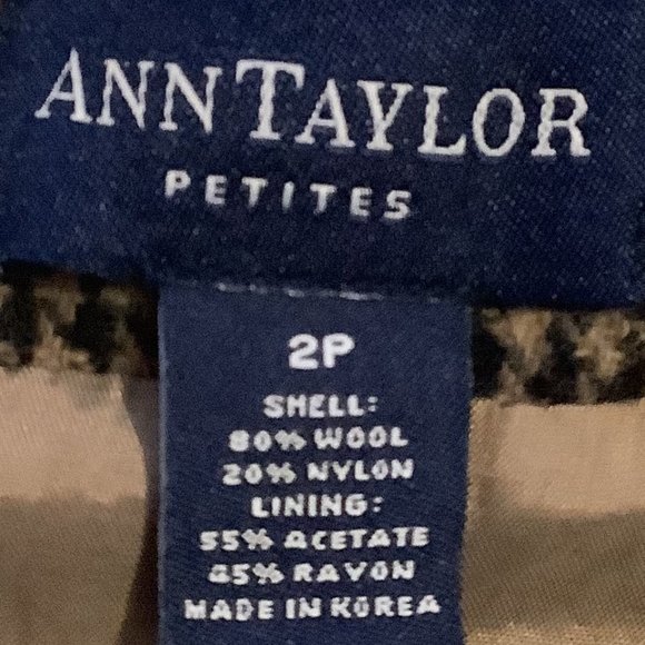EUC Ann Taylor Petites Brown/Black Skirt  Size:  2P - Picture 7 of 7